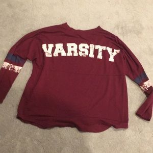 Varsity long sleeve shirt